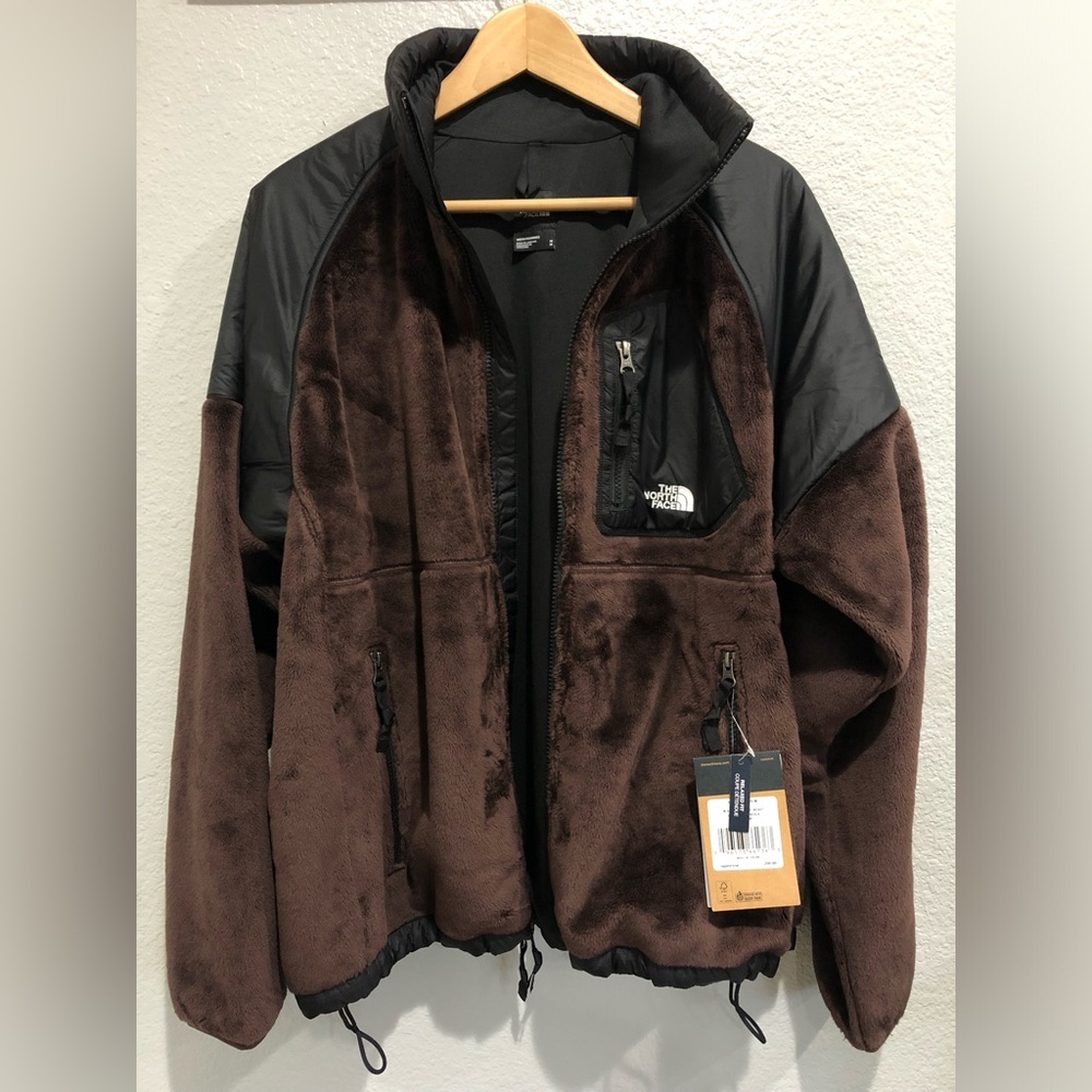 The North Face Versa Velour Jacket Coal Brown Size M - Picture 5 of 9